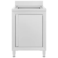 Armário p/ lava-louça cozinha comercial 60x60x96cm aço inoxid.