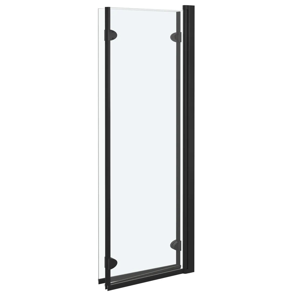 Divisória de chuveiro dobrável 3 painéis ESG 130x138 cm