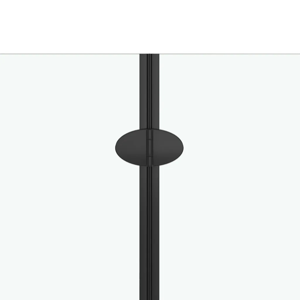 Divisória de chuveiro dobrável 3 painéis ESG 130x138 cm