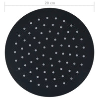 Cabeça de chuveiro redonda 20 cm aço inoxidável
