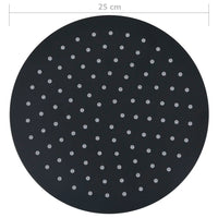 Cabeça de chuveiro redonda 25 cm aço inoxidável