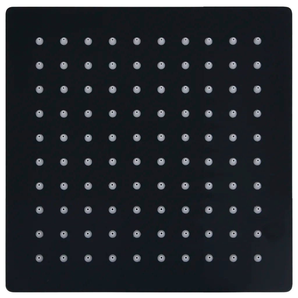 Cabeça de chuveiro quadrada 20x20 cm aço inoxidável