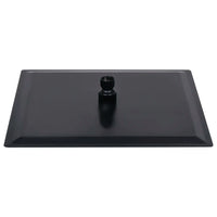 Cabeça de chuveiro quadrada 25x25 cm aço inoxidável