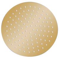 Cabeça de chuveiro redonda 25 cm aço inoxidável dourado