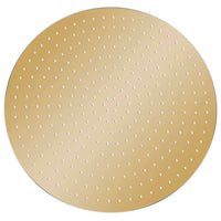 Cabeça de chuveiro redonda 40 cm aço inoxidável dourado