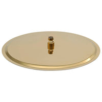 Cabeça de chuveiro redonda 40 cm aço inoxidável dourado