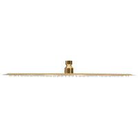 Cabeça de chuveiro redonda 40 cm aço inoxidável dourado