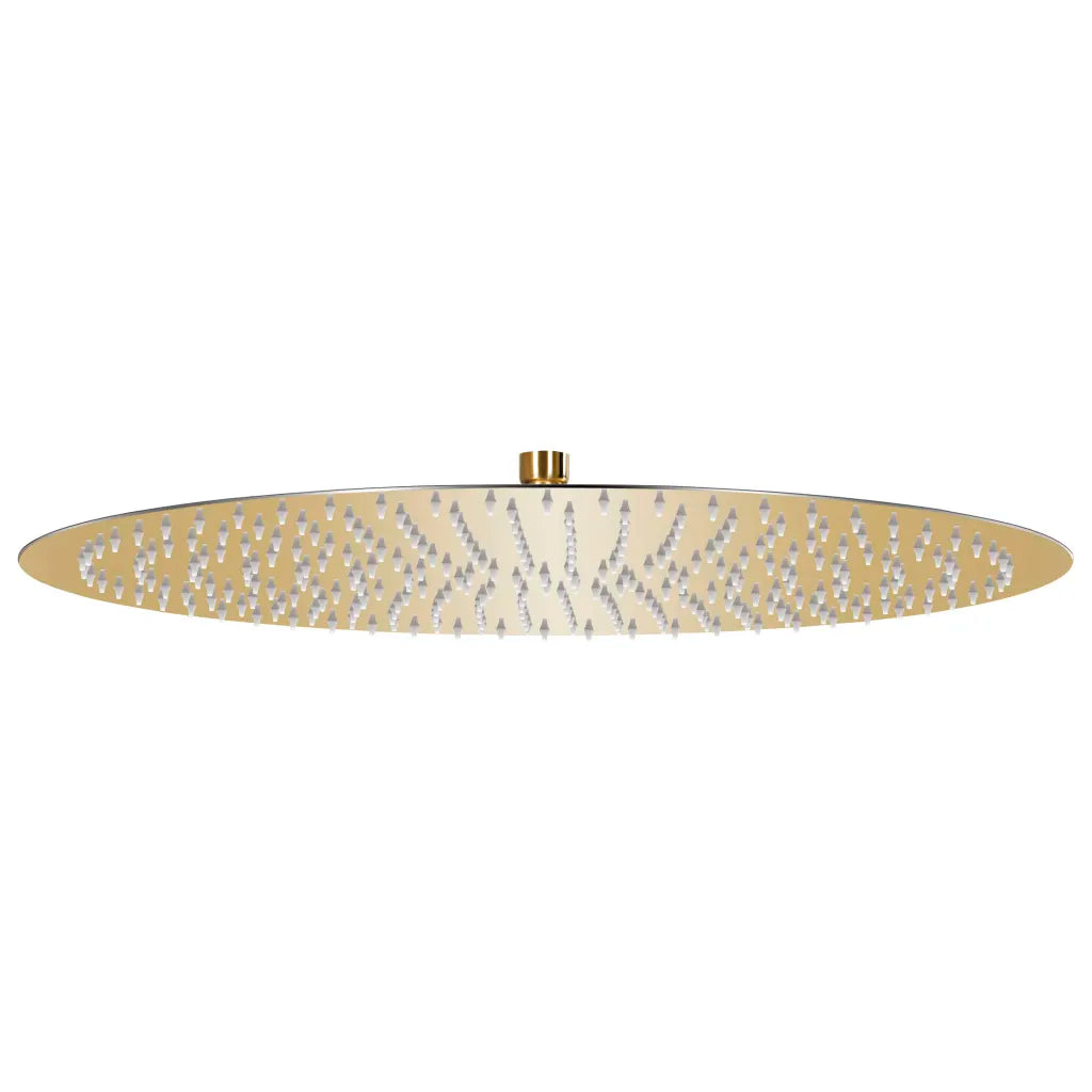 Cabeça de chuveiro redonda 50 cm aço inoxidável dourado