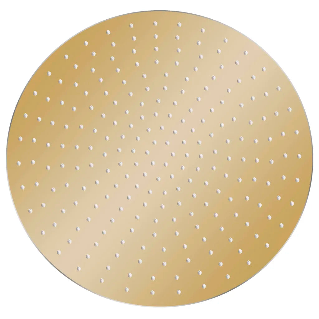 Cabeça de chuveiro redonda 50 cm aço inoxidável dourado