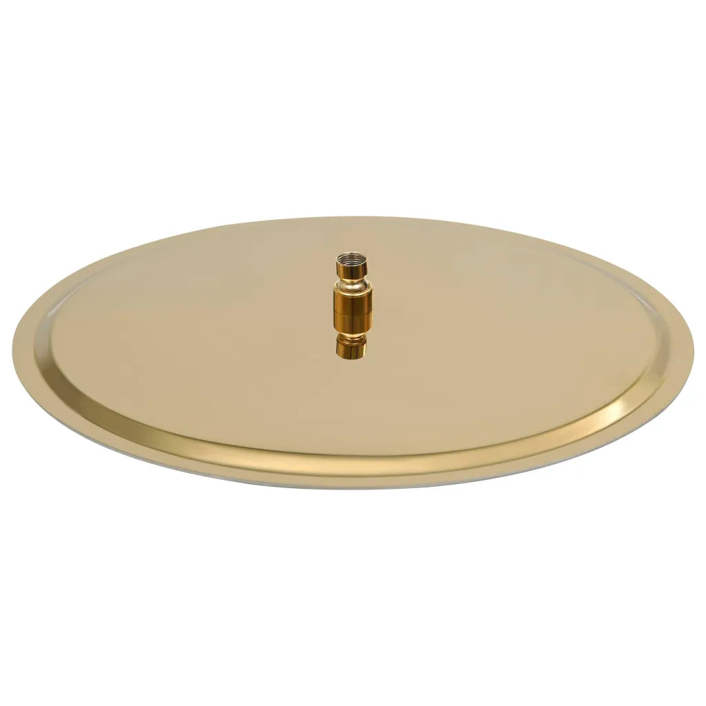 Cabeça de chuveiro redonda 50 cm aço inoxidável dourado