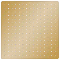 Cabeça de chuveiro quadrada 40x40 cm aço inoxidável dourado