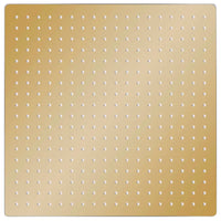 Cabeça de chuveiro quadrada 50x50 cm aço inoxidável dourado