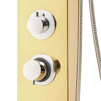 Sistema de duche em aço inoxidável 201 dourado