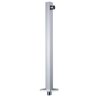 Braço de apoio chuveiro quadrado aço inox. 201