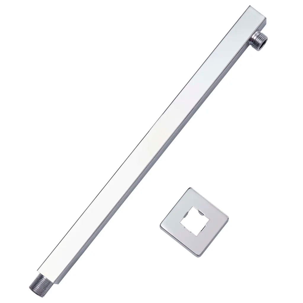 Braço de apoio chuveiro quadrado aço inox. 201