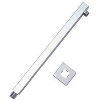 Braço de apoio chuveiro quadrado aço inox. 201