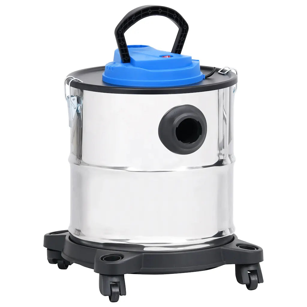Aspirador de cinzas com filtro HEPA 1200 W 20 L aço inoxidável