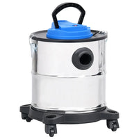 Aspirador de cinzas com filtro HEPA 1200 W 20 L aço inoxidável