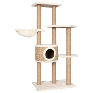 Árvore para gatos c/ postes arranhadores 126 cm erva marinha