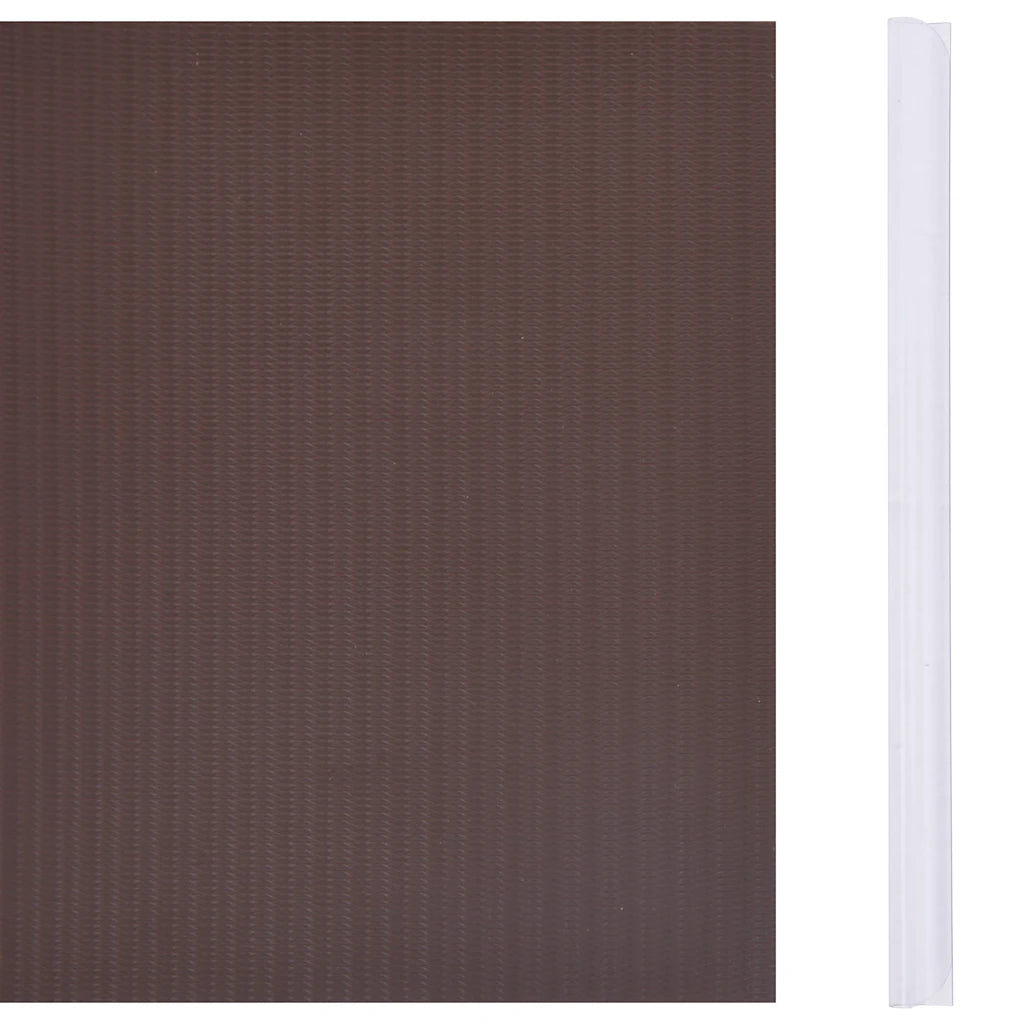 Painel de privacidade para jardim 70x0,19 m PVC castanho