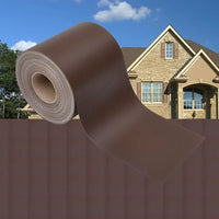 Painel de privacidade para jardim 70x0,19 m PVC castanho