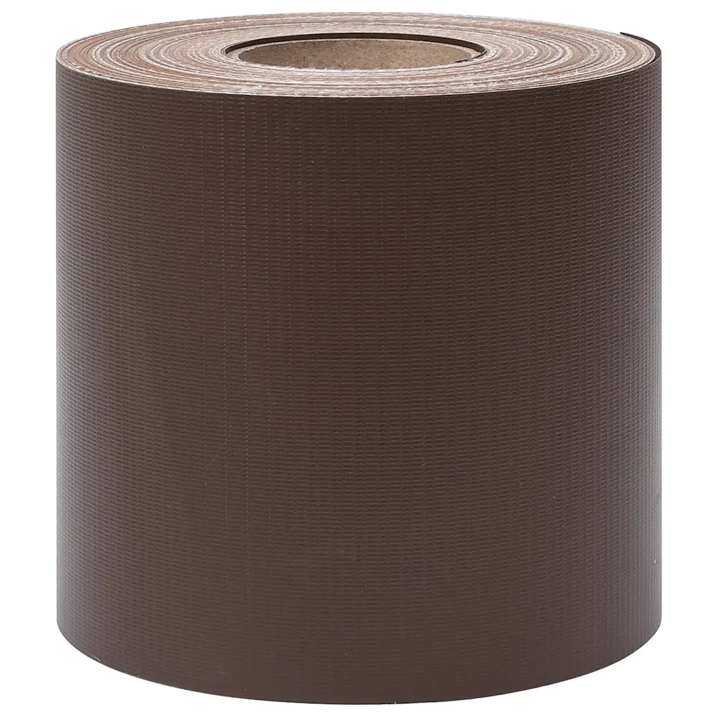 Painéis privacidade jardim 4 pcs 35x0,19m PVC castanho