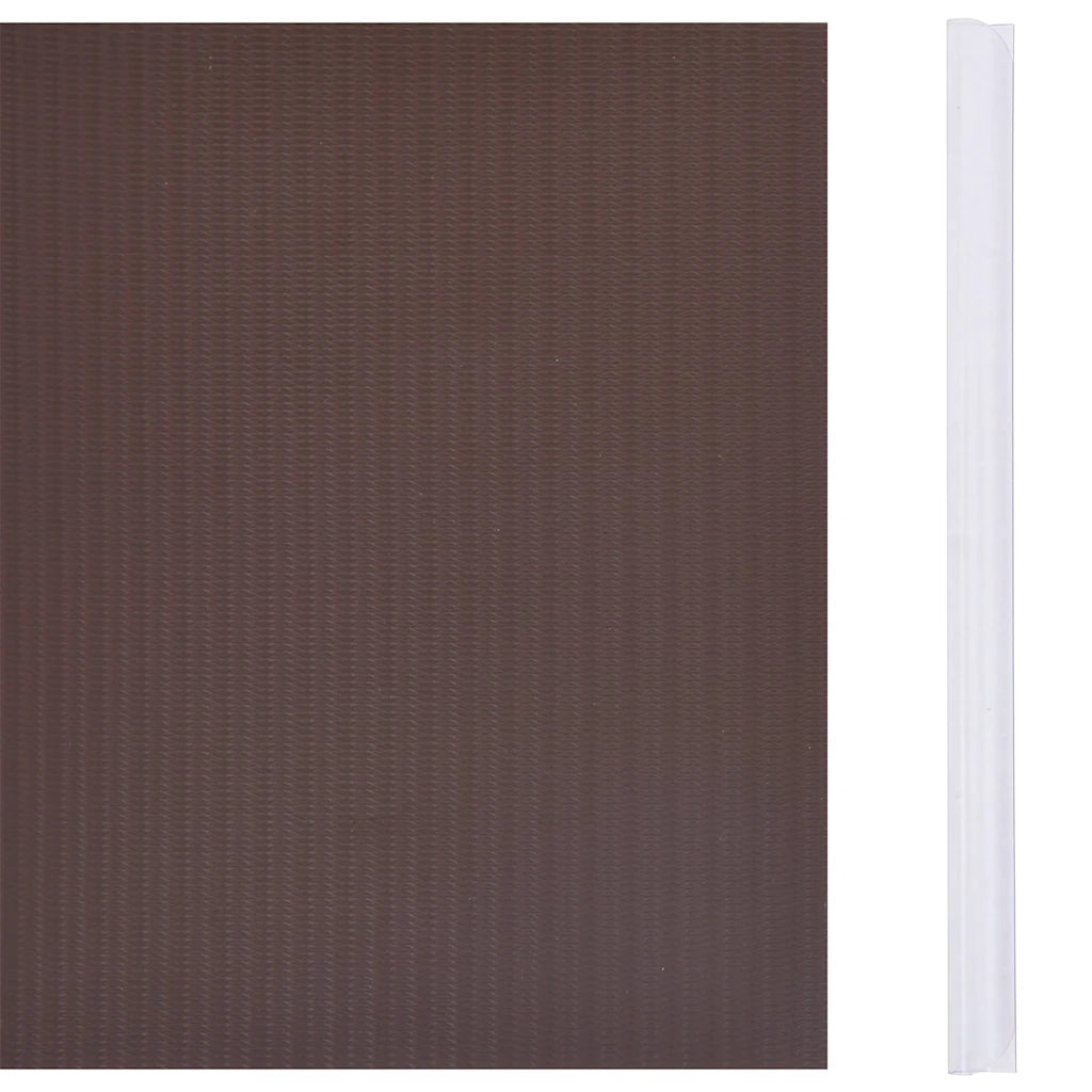 Painéis privacidade jardim 4 pcs 35x0,19m PVC castanho