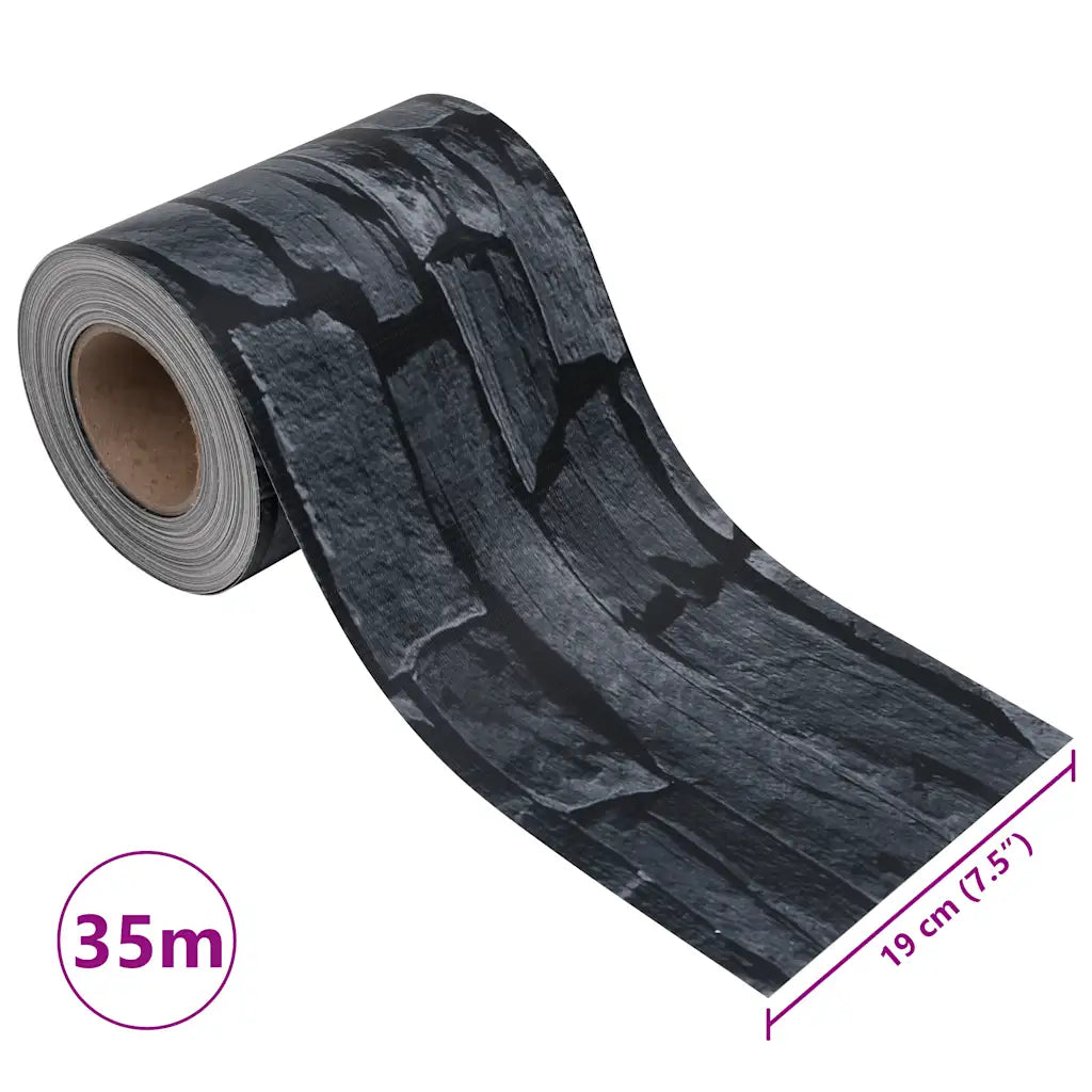 Painéis privacidade jardim 4 pcs 35x0,19m PVC cinzento