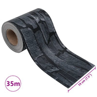 Painéis privacidade jardim 4 pcs 35x0,19m PVC cinzento