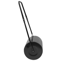 Rolo para relvado 63 cm 50 L preto
