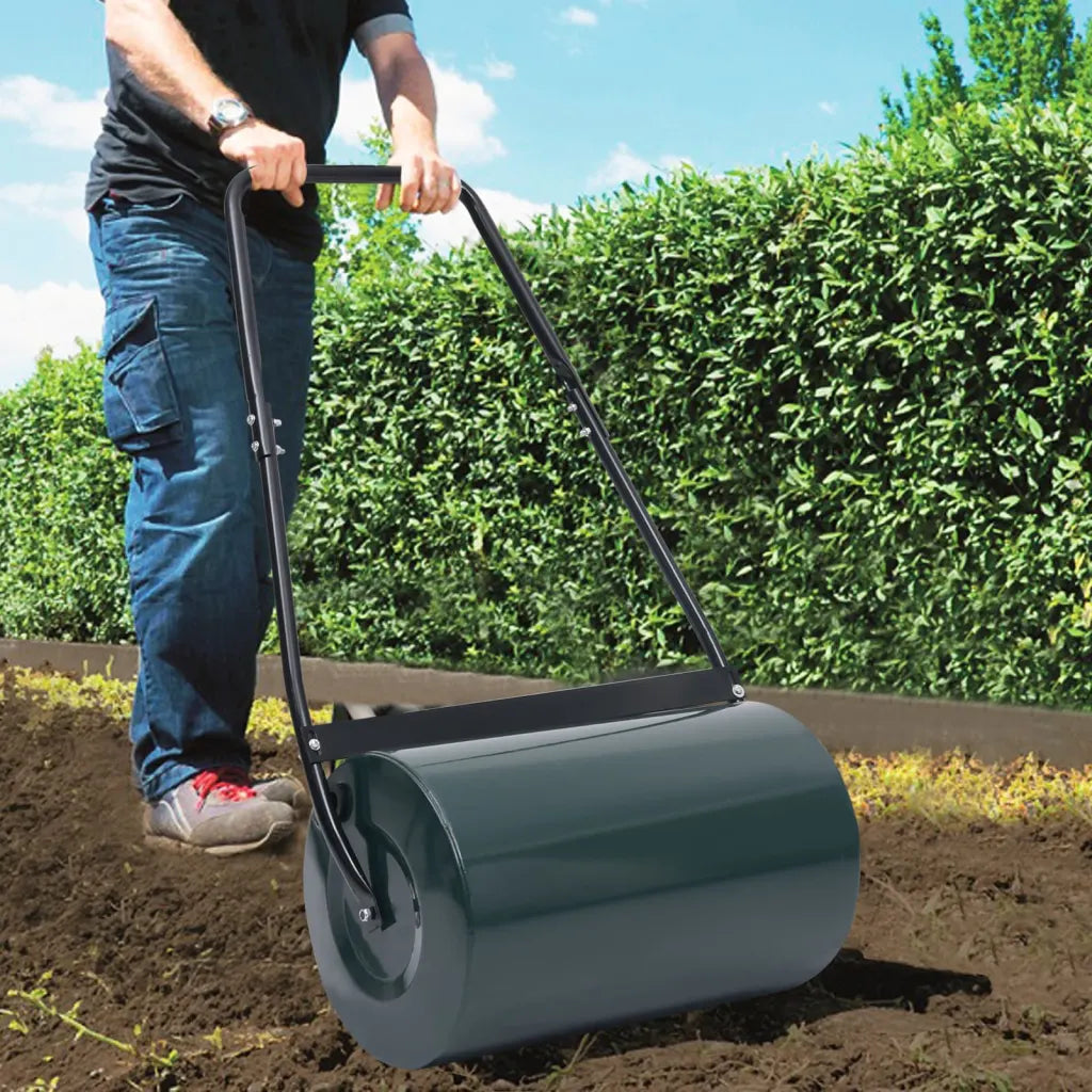 Rolo para relvado 63 cm 50 L verde e
