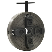 Mandril p/ madeira 4 garras c/ conexão M33 aço 150x63 mm preto