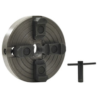 Mandril p/ madeira 4 garras c/ conexão M33 aço 150x63 mm preto