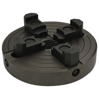 Mandril p/ madeira 4 garras c/ conexão M33 aço 150x63 mm preto