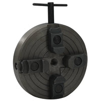 Mandril p/ madeira 4 garras c/ conexão M18 aço 150x63 mm preto