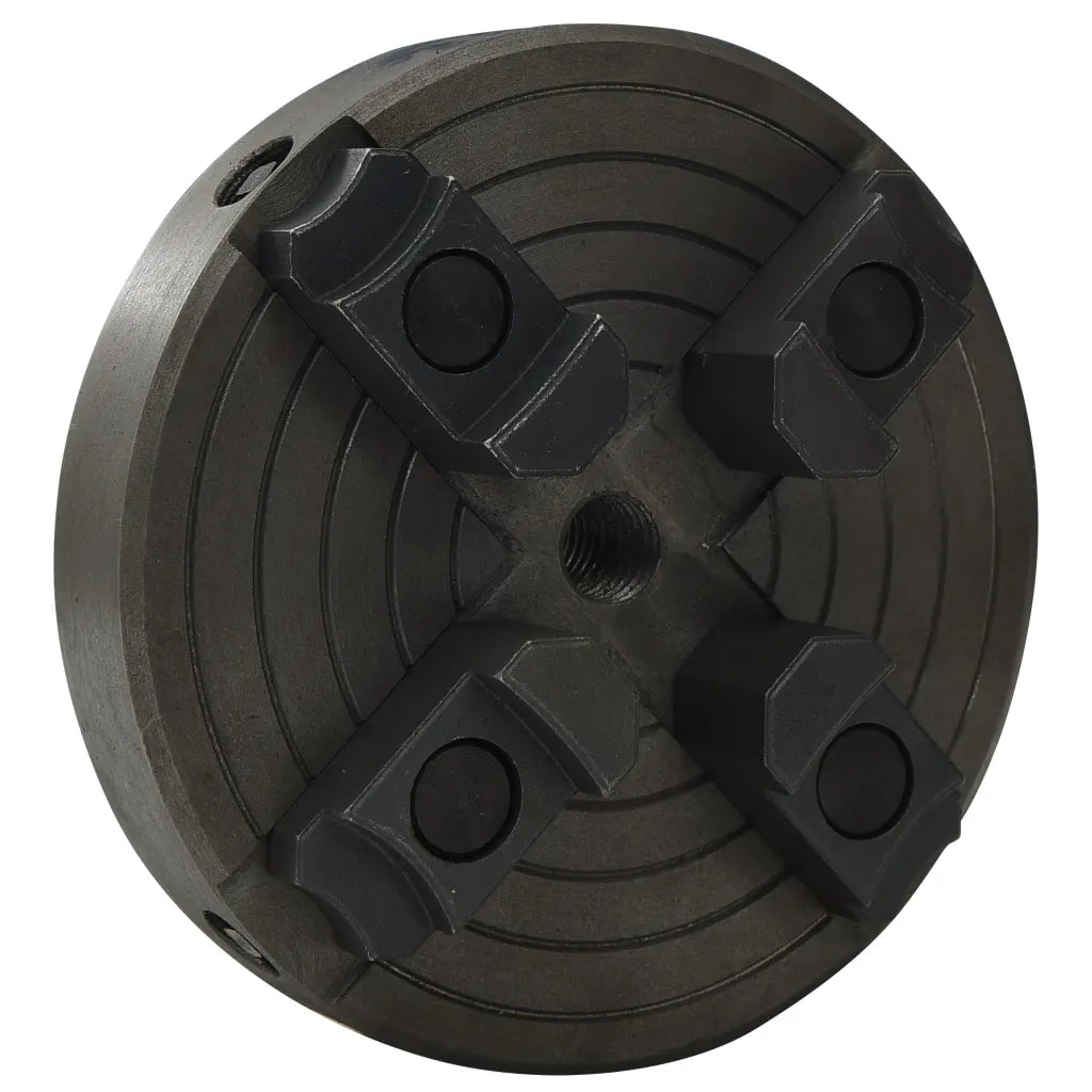 Mandril p/ madeira 4 garras c/ conexão M18 aço 150x63 mm preto
