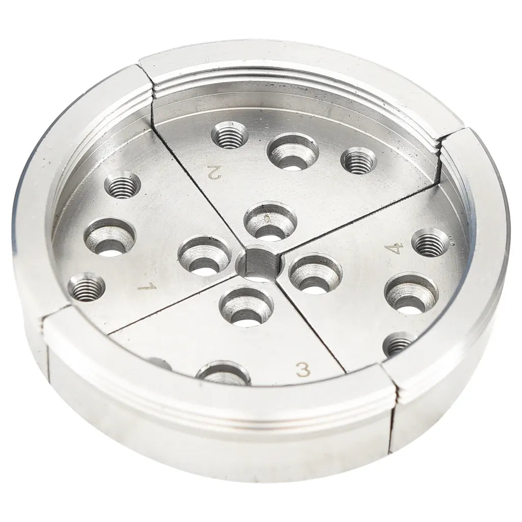 Conjunto de mandril de madeira autocentrante para 95 mm aço
