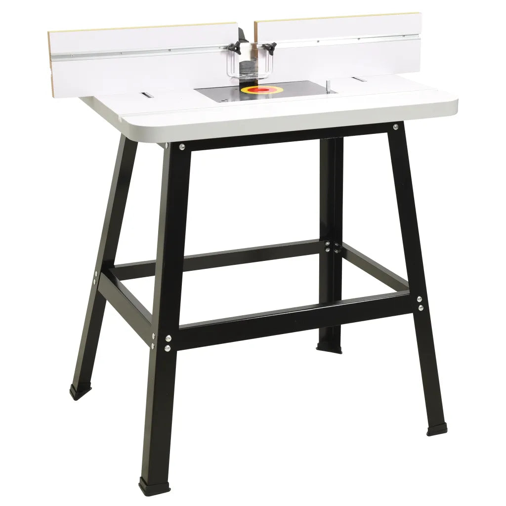 Mesa de fresagem aço e MDF 81x61x88 cm