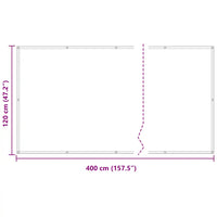 Tela de varanda 120x400 cm tecido Oxford