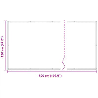 Tela de varanda 120x500 cm tecido Oxford