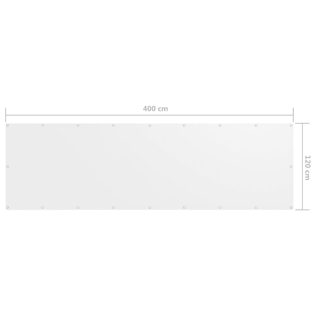 Tela de varanda 120x400 cm tecido Oxford