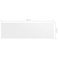 Tela de varanda 120x400 cm tecido Oxford