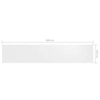 Tela de varanda 120x600 cm tecido Oxford