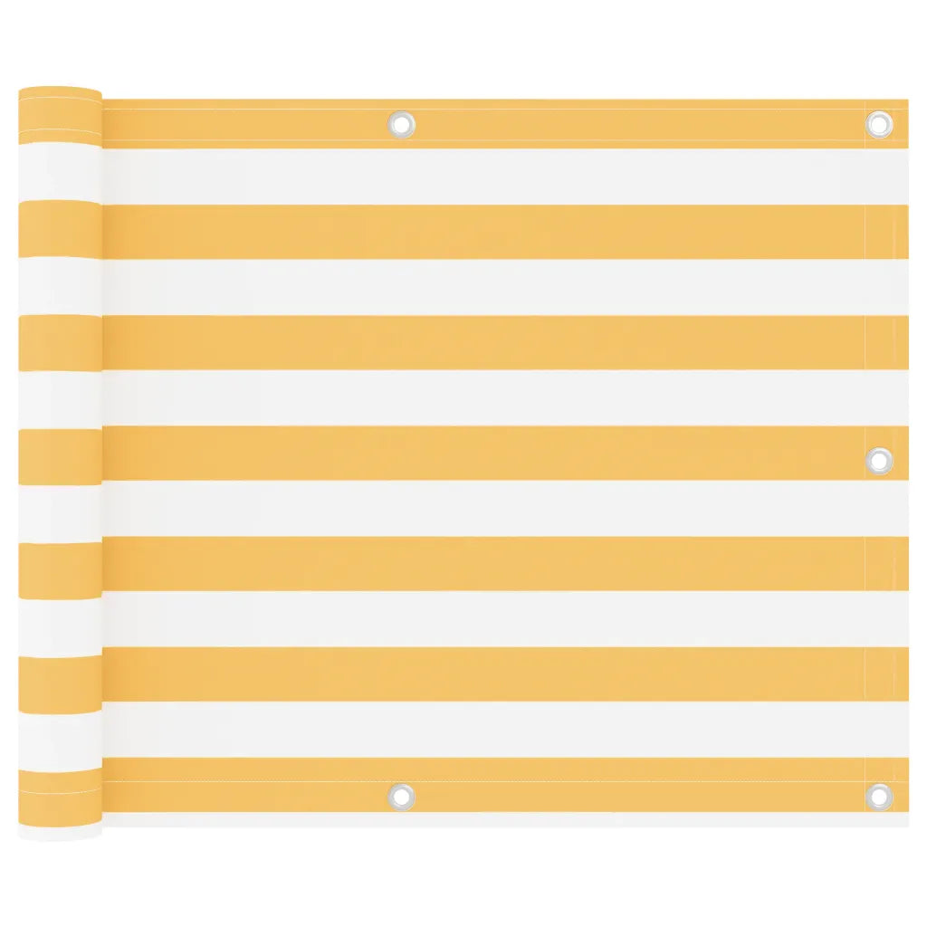 Tela de varanda 75x300 cm tecido Oxford branco e