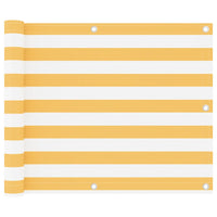 Tela de varanda 75x500 cm tecido Oxford branco e