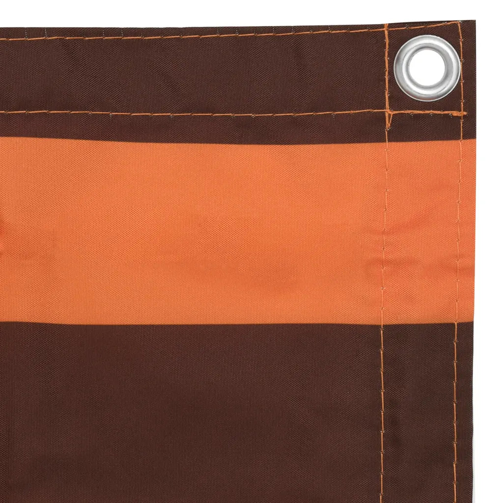 Tela de varanda 75x300 cm tecido Oxford  e castanho