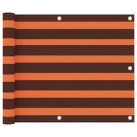 Tela de varanda 75x400 cm tecido Oxford  e castanho