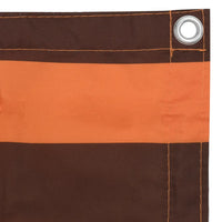 Tela de varanda 75x600 cm tecido Oxford  e castanho