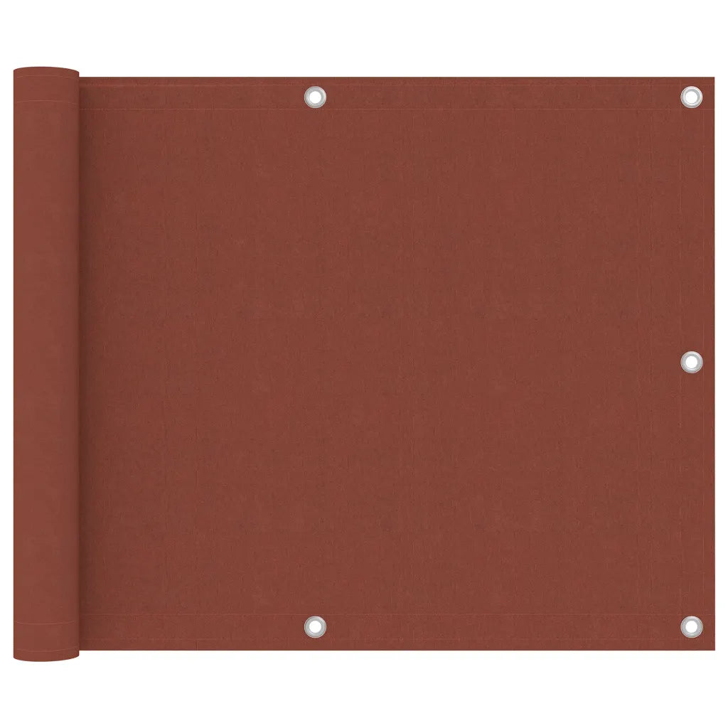 Tela de varanda 75x300 cm tecido Oxford terracota