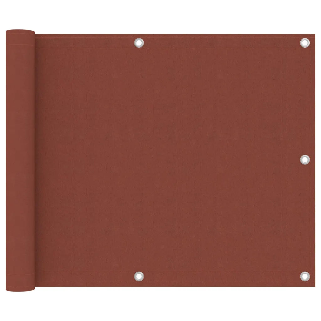 Tela de varanda 75x500 cm tecido Oxford terracota